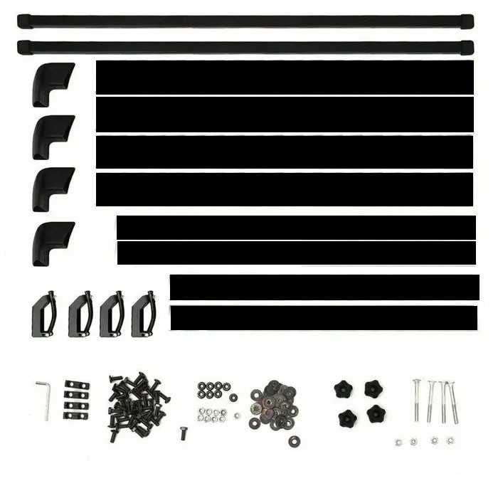 Багажник за покрив Automat, Алуминий+стомана, 160x110, 140x100, 127х96