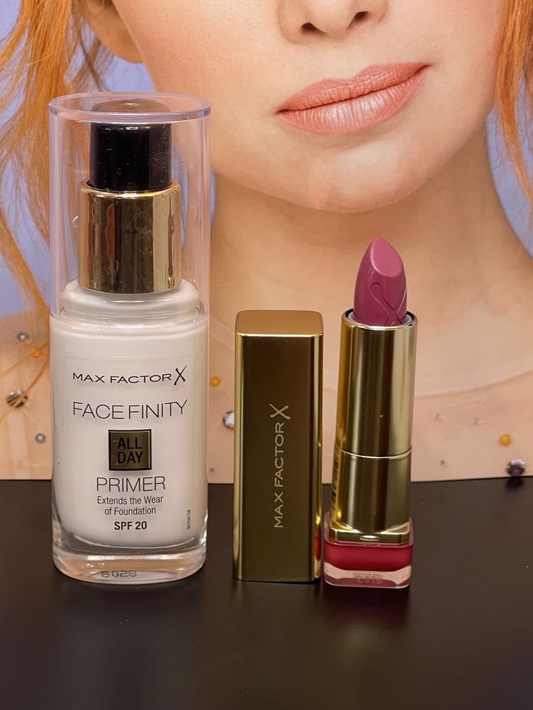 Baza de machiaj Max Factor Facefinity+ruj MaxFactor ColourElixir cadou