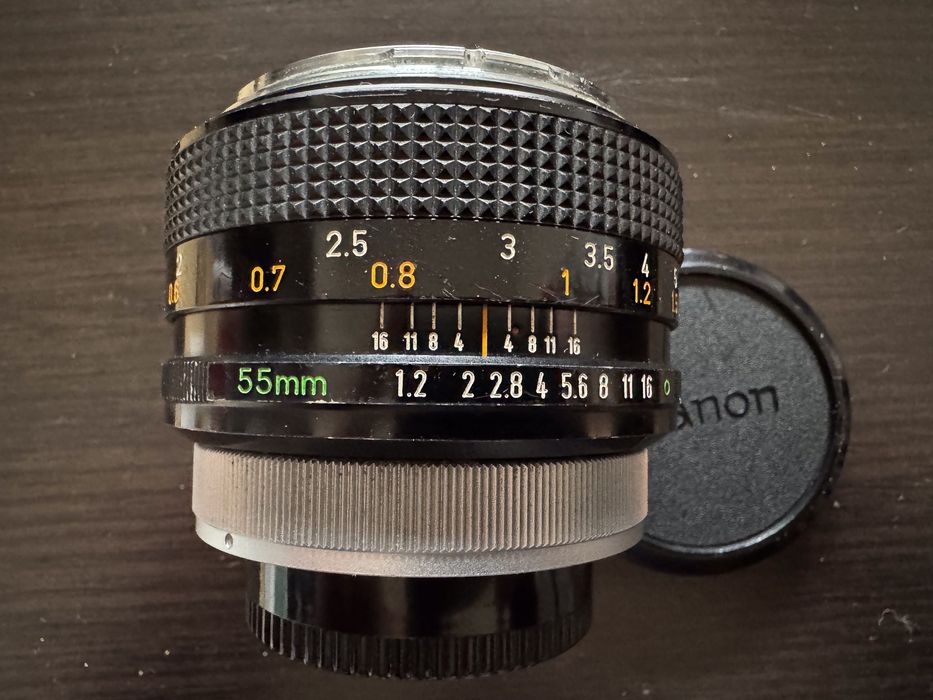 vand Canon FD 55mm f1.2