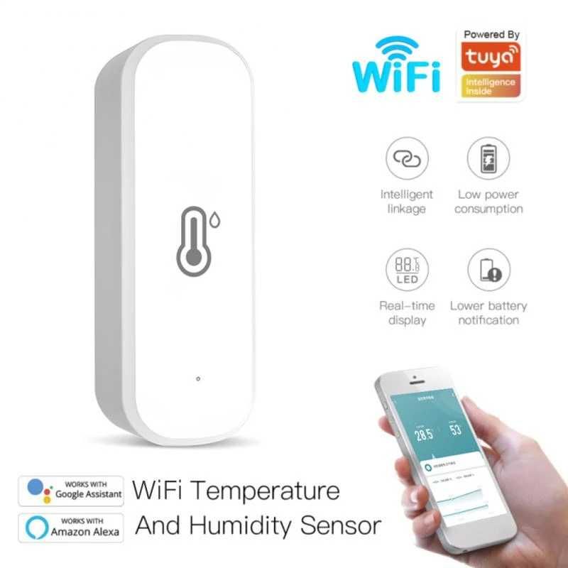 Senzor Temperatura Umiditate Wifi control telefon