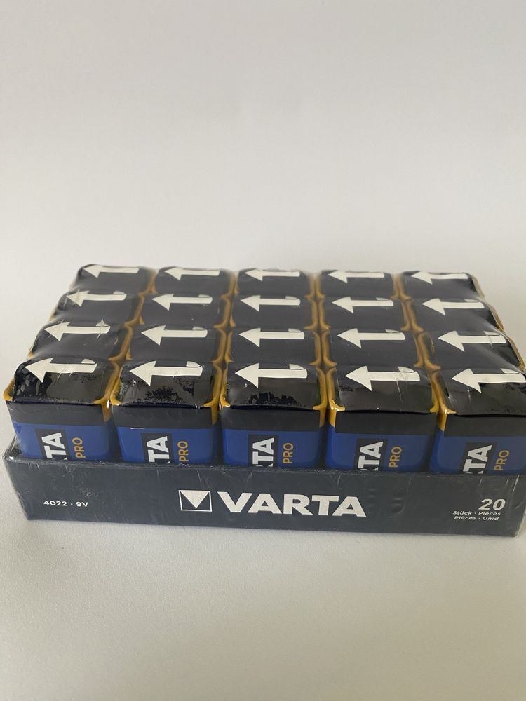 Baterii Varta 9V (Lot de 20 Buc.)