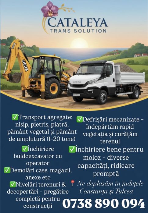 Demolari,Sapaturi,Transport Pamant/Nisip/Pietris