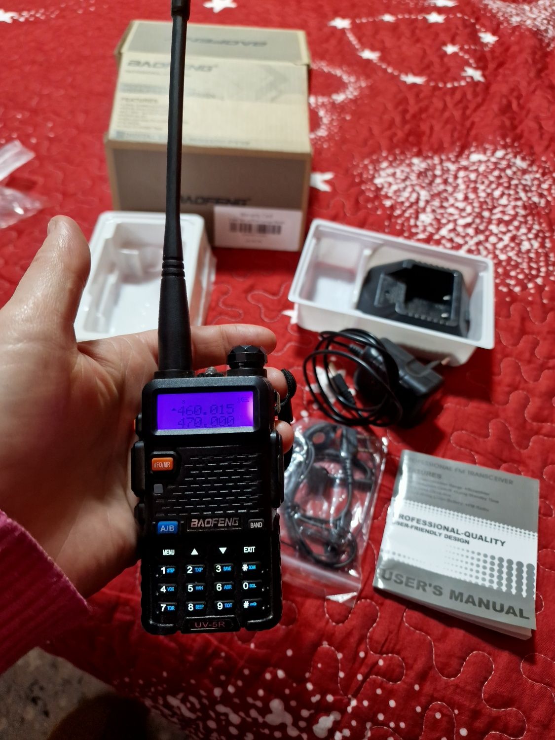 Statie BAOFENG UV-5R de 5w (nouă)