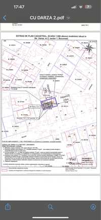Teren sectorul 1 Blv1.6 Feb(strDarza) 11m dechidere/urbanism (P+1+M)