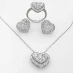 Золотой комплект (750 пробы) с бриллиантами