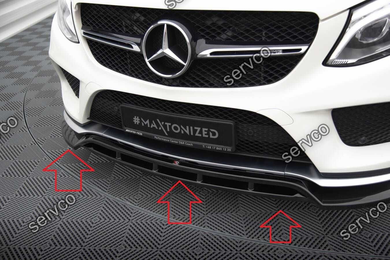 Pachet Body kit tuning Mercedes GLE Coupe AMG-Line C292 2015-2019 v4