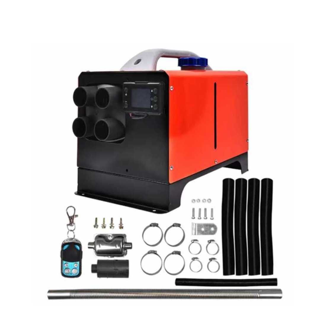 Дизелова суха печка с куфар и алуминиево ядро, 12V/24V 8KW