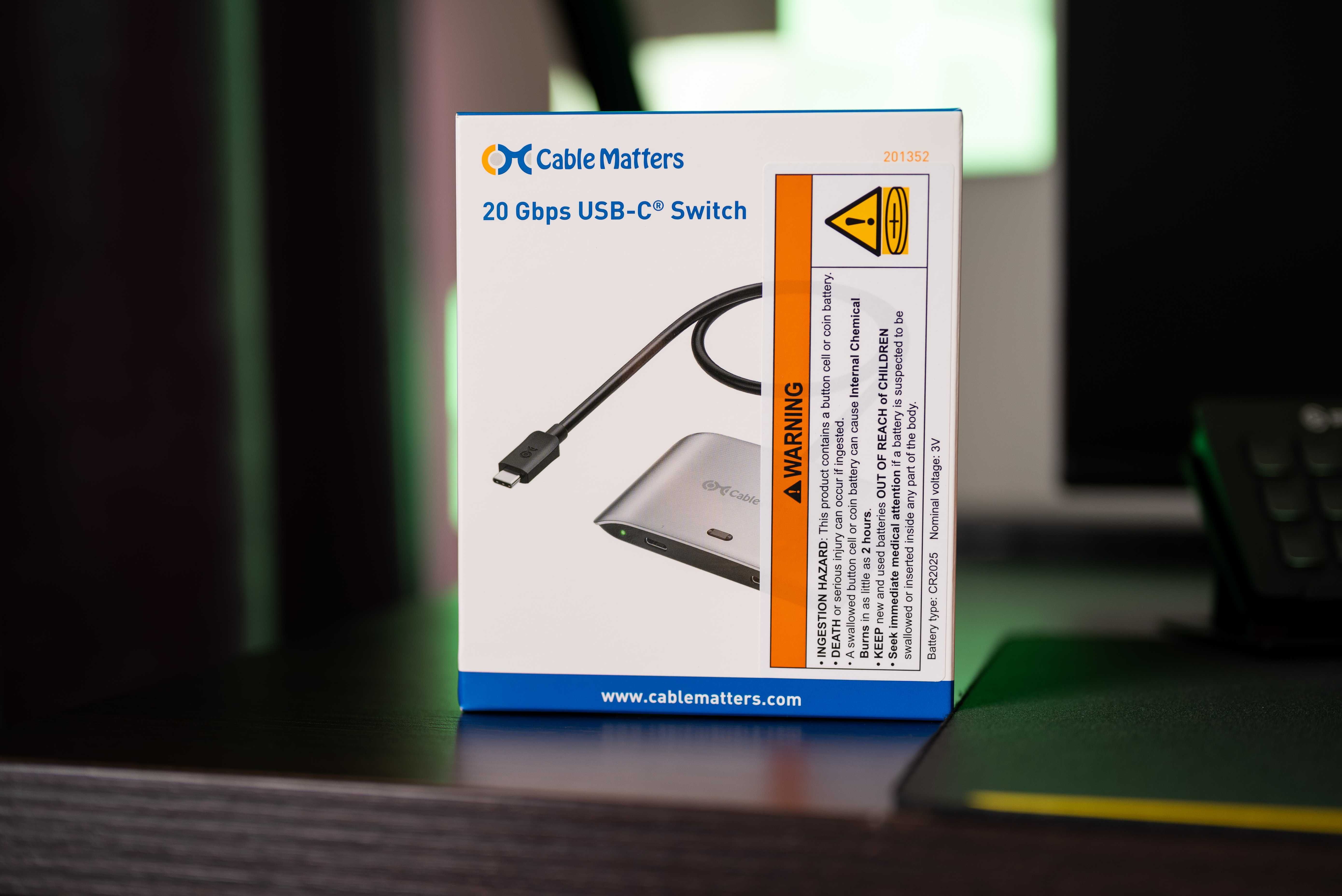 USB-C/KVM Switch Cable Matters (Comutator thunderbolt) - 20GBps