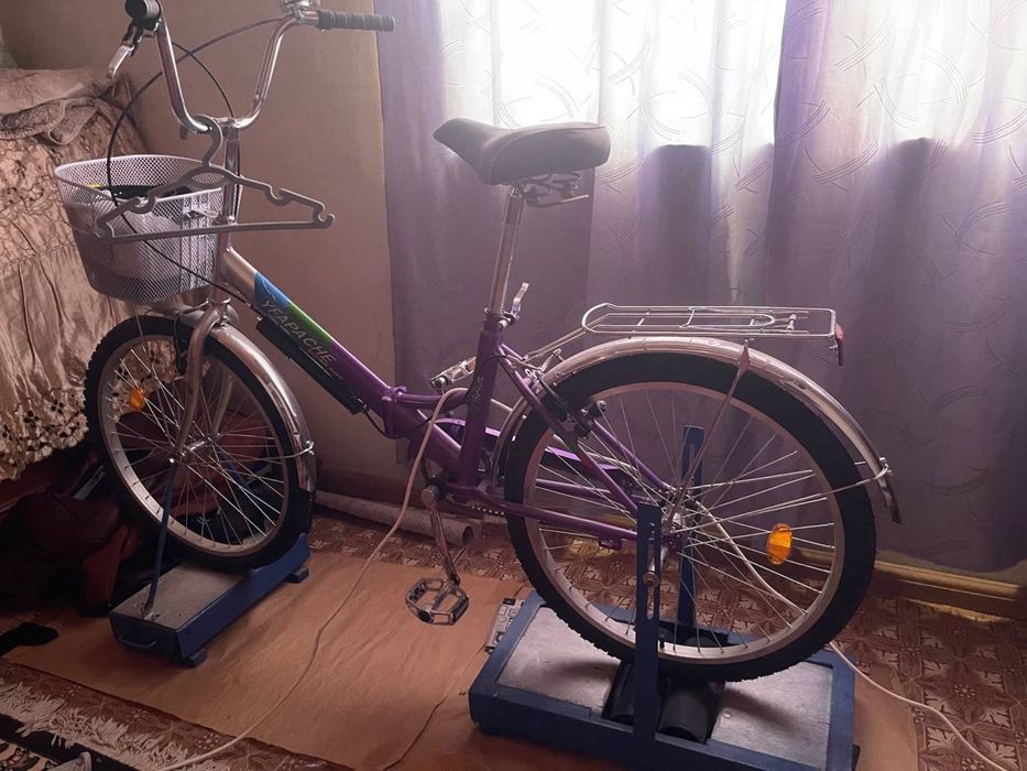 Тренажёрный велосипед новый непользованый