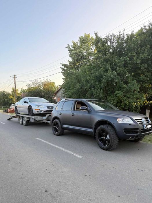 VW Touareg 2006, mot 3.2 benz tip R32 + GPL si remorca BORO, an 2017