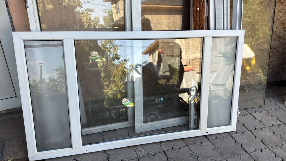 Окна б/у 157 на 130 глухой стелопакет-20тыс 178на 11-30 тыс