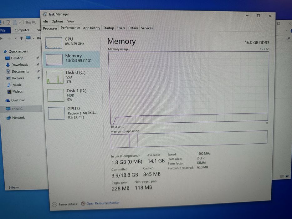Sistem Gaming i7/16GB RAM / SSD + HDD 1TB