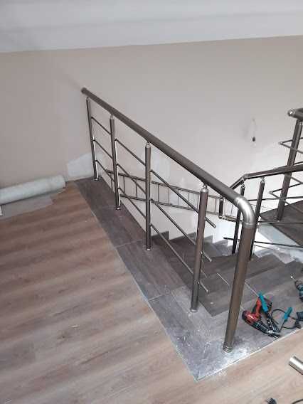 Монтаж на алуминиеви парапети-Installation  of aluminium  railings