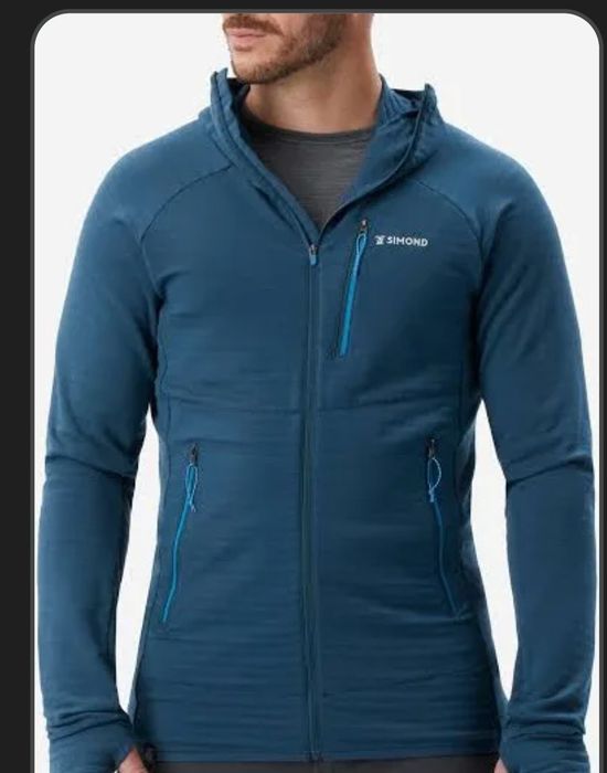 bluza simond merinos, noua, cu gluga