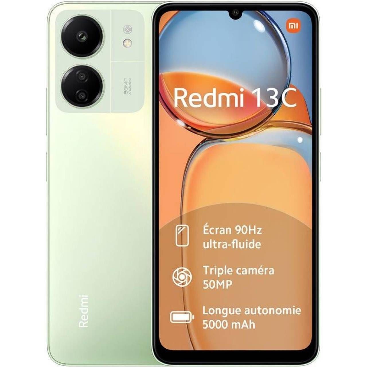 Telefon mobil Xiaomi Redmi 13C, 4GB RAM, 128GB, Clover Green