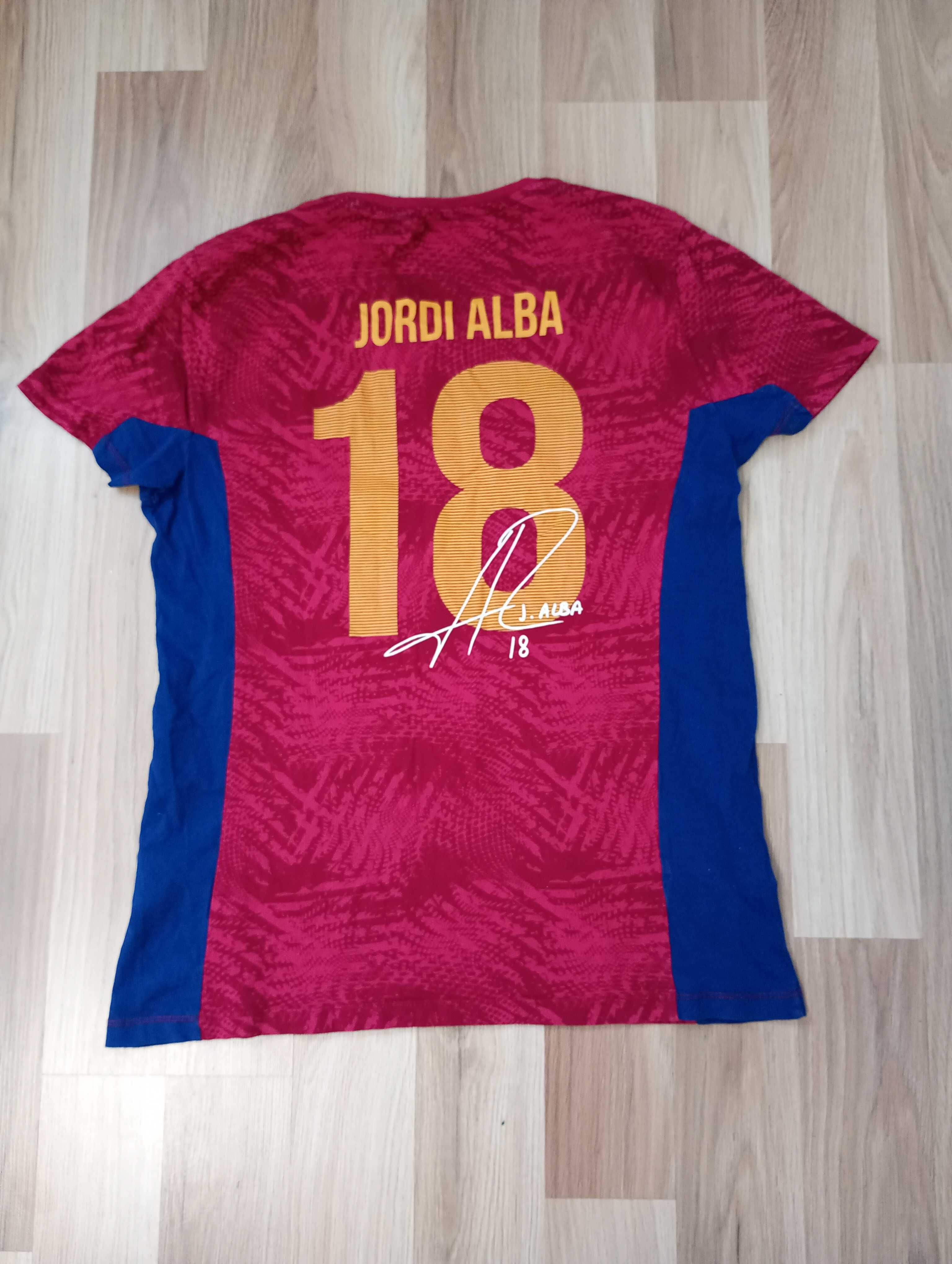 Barcelona мъжка тениска размер L Jordi Alba