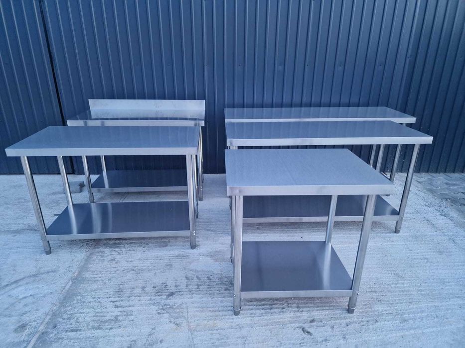 Mese inox diferite dim direct din stoc pret producator NOi cu factura