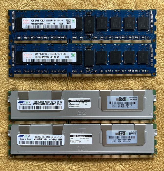 Vand/schimb memorii RAM pentru PC/Notebook KIT DDR 4/DDR 3/DDR 2