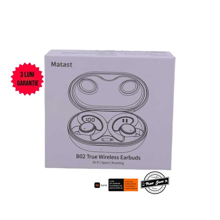 Matast B02 True Wireless Black | TrueGSM