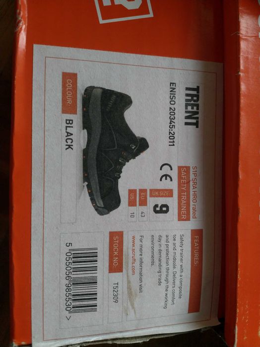 Pantofi Incaltimente adidas munca protectie bombeu met SCRUFS TRENT 42