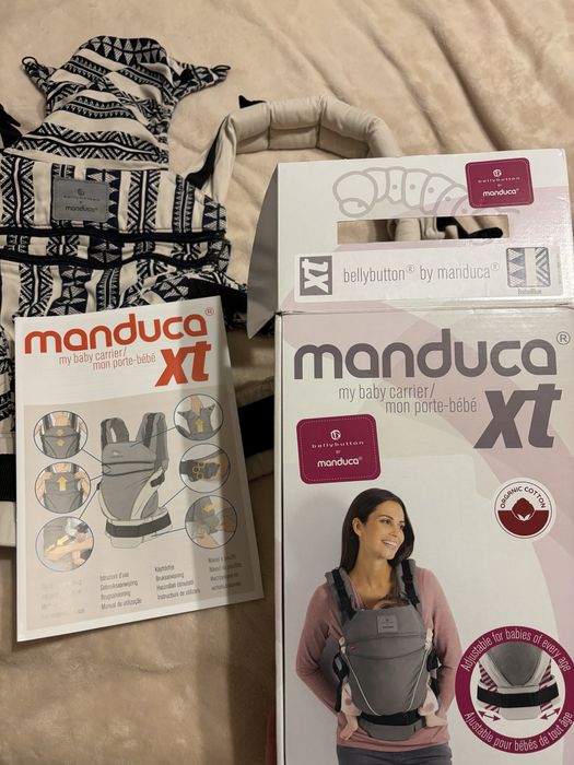 Manduca XT Bohoblue si protectii bretele