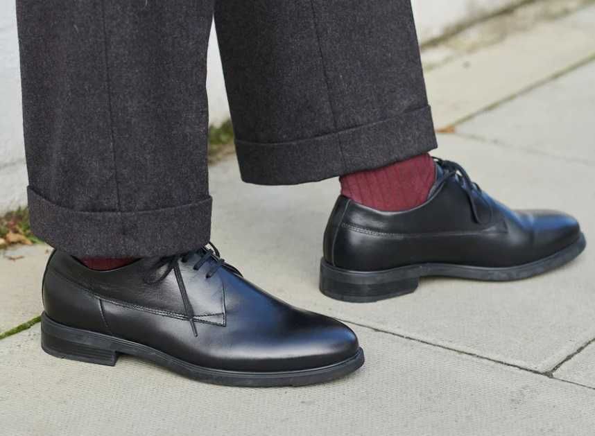 Pantofi derby 42 plain toe premium Shoe The Bear NOI piele naturala
