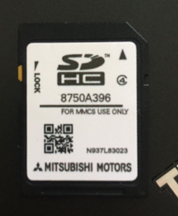 W-11 W-12 2024 Mitsubishi MMCS Sd Card Map Europe Сд Карта Навигация