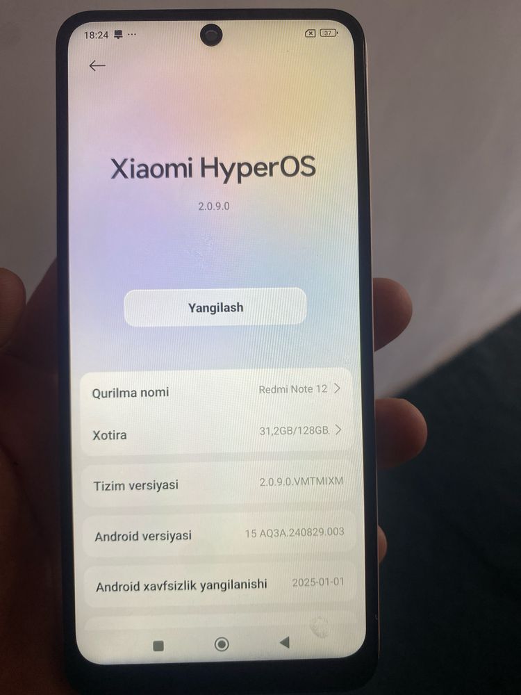 Redmi note 12 6/128 gb rangi gold