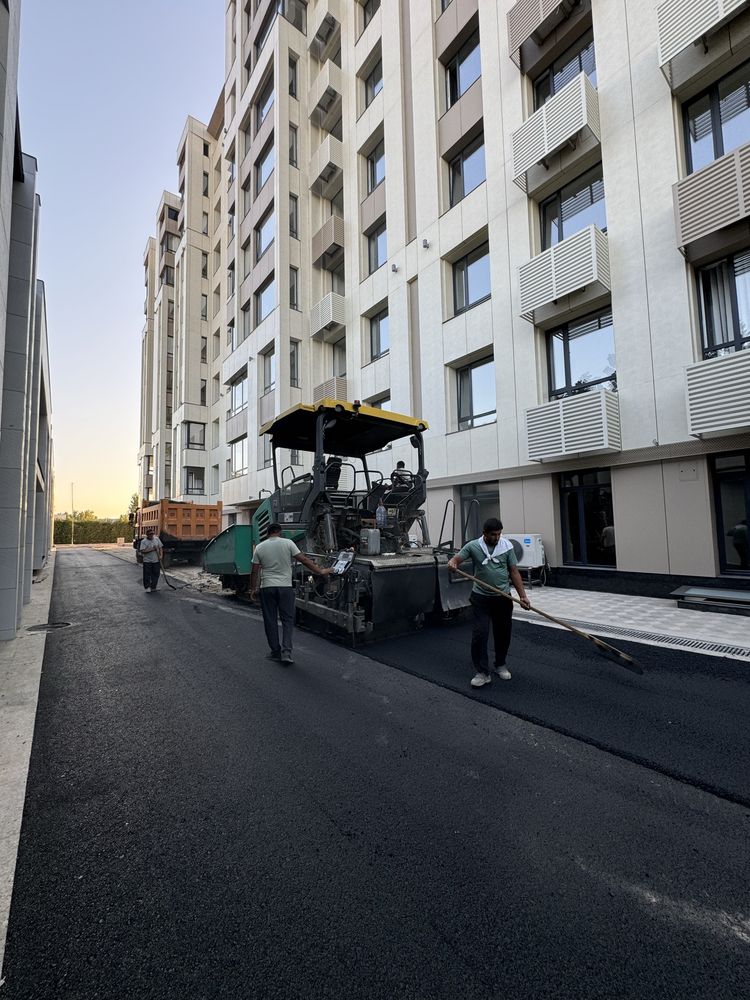 Асфальт.Асфальтирование от 80.000 сум за квадрат.Гарантия 3 года