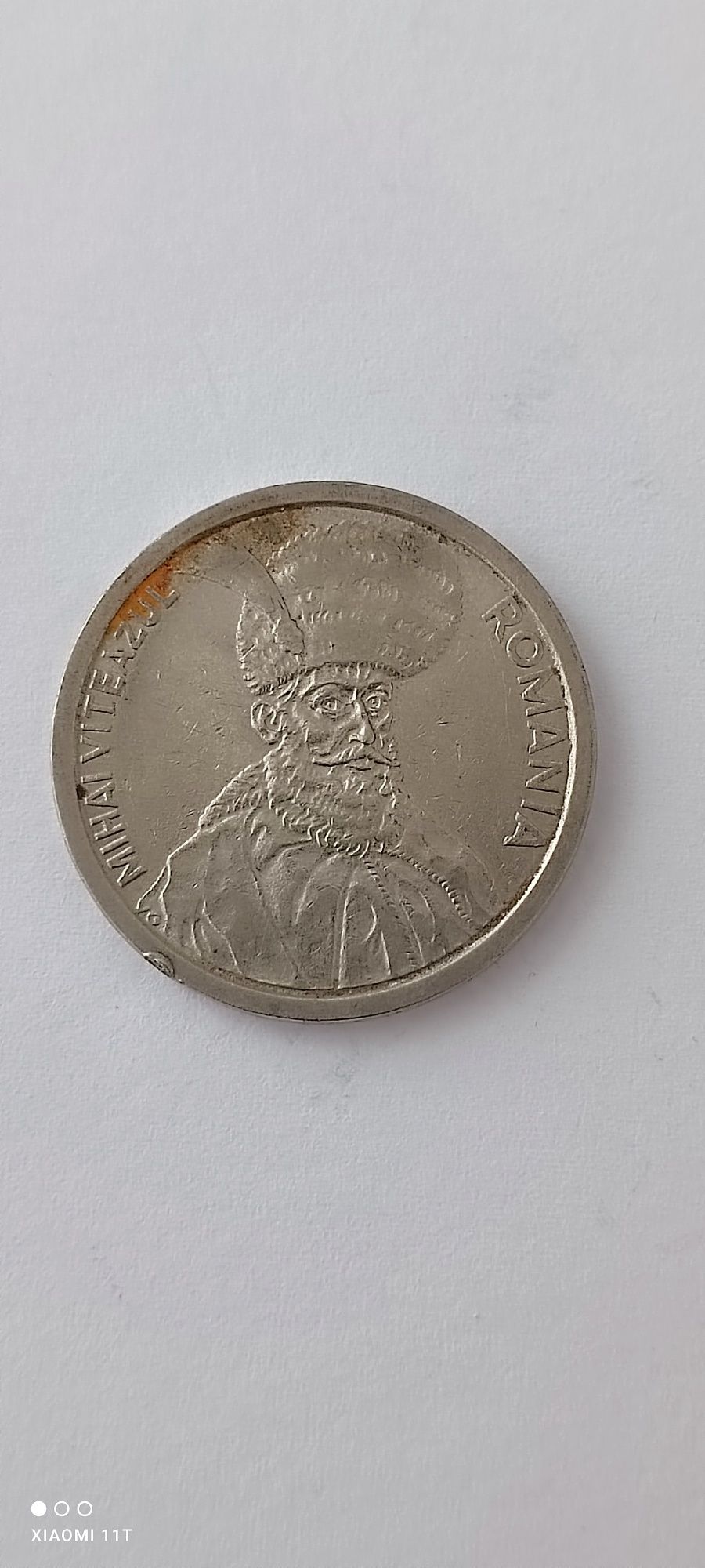 Monedă cu chipul lui Mihai Viteazu, din 1992