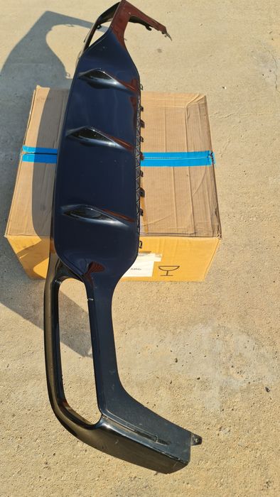 Spoiler cu ornament difuzor bara spate AMG Mercedes E w213 a2138852401