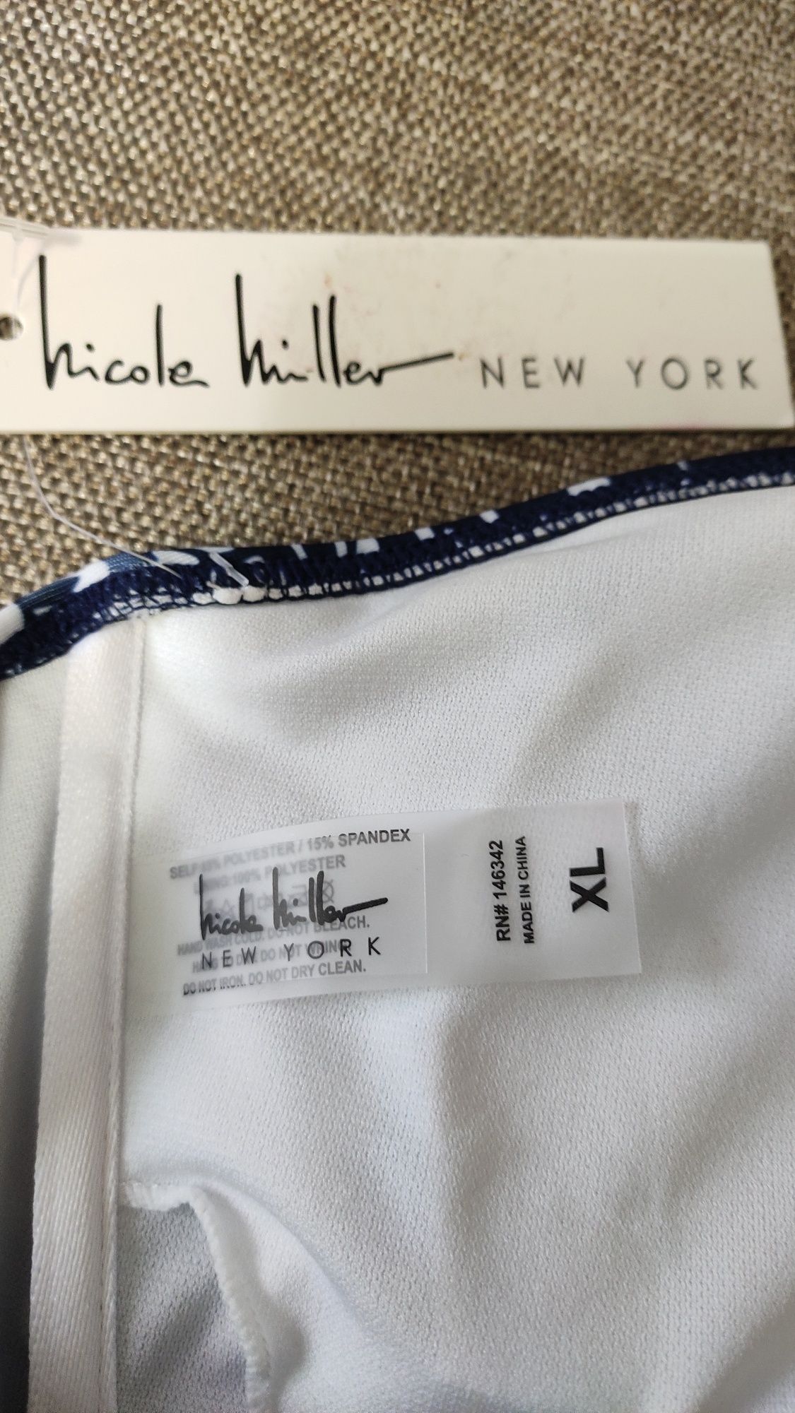 Купальник американского бренда Nicole Miller New York. Размер XL.