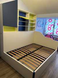Спалня с подматрачна рамка и шкафове
