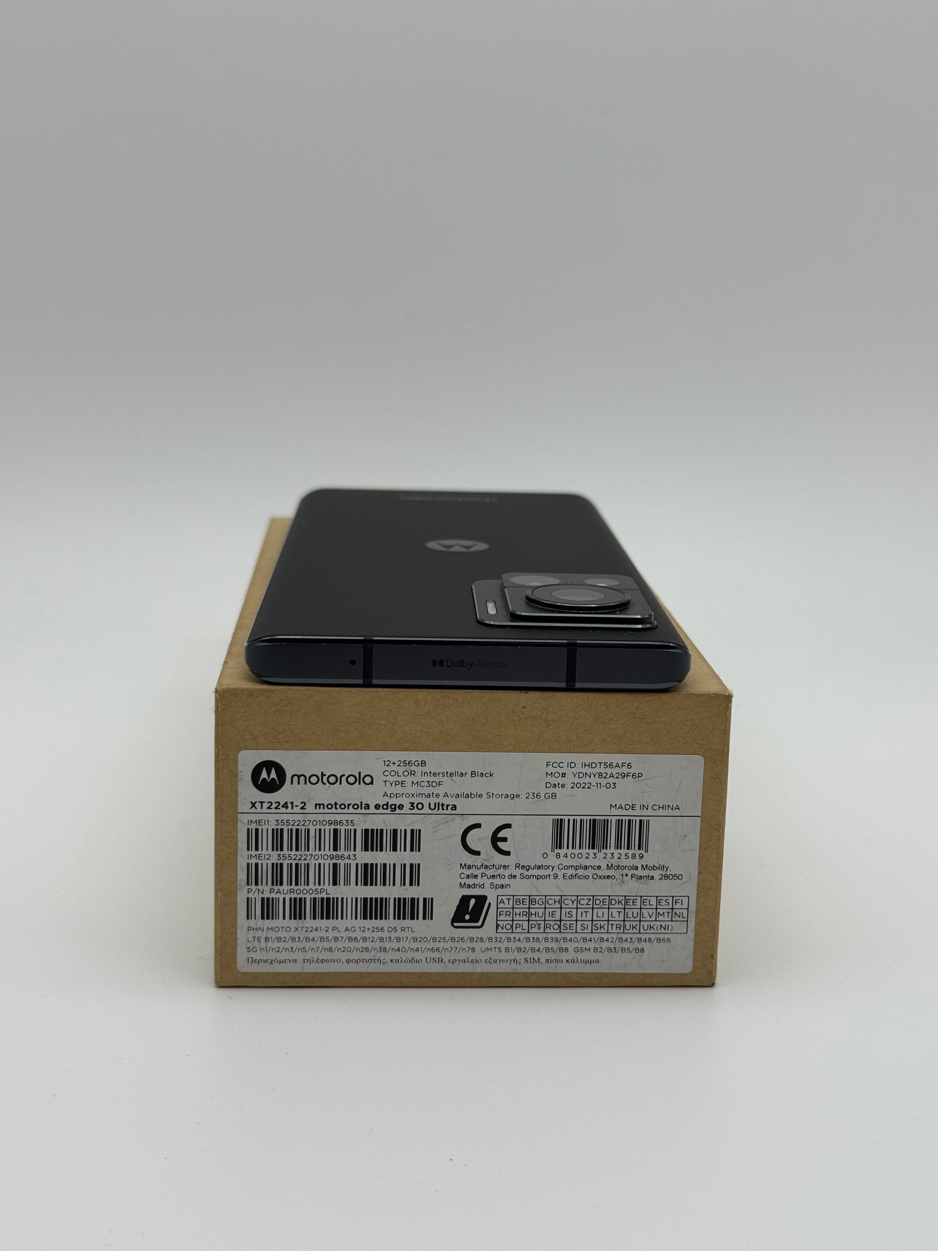 Motorola Edge 30 Ultra Black 256 Gb Dual Sim