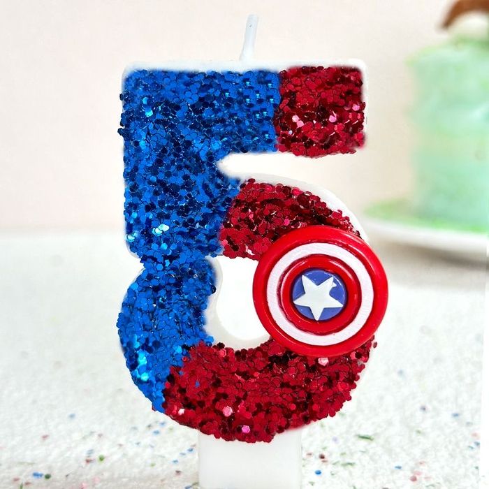 Свеча цифра  5