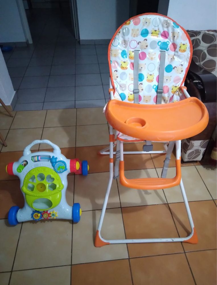Scaun cu masa pt bebe si premergator