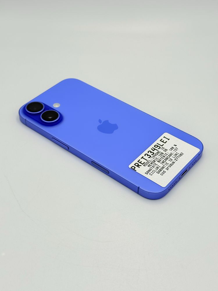 Magazin vindem iphone 16 ca nou 128 gb cu garantie neverlocked in rate