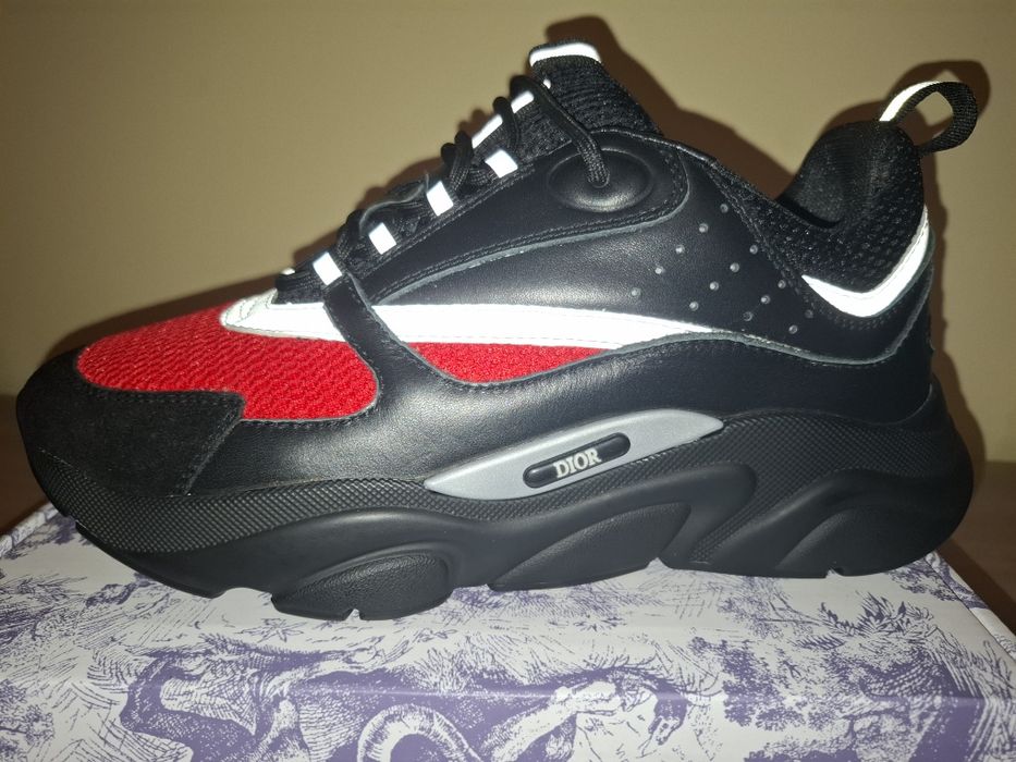 Adidasi Dior B22 Black & Red