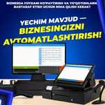 Kassa aparat, sensor ekran monoblok,monoblok ,dastur,skaner,tarozi.