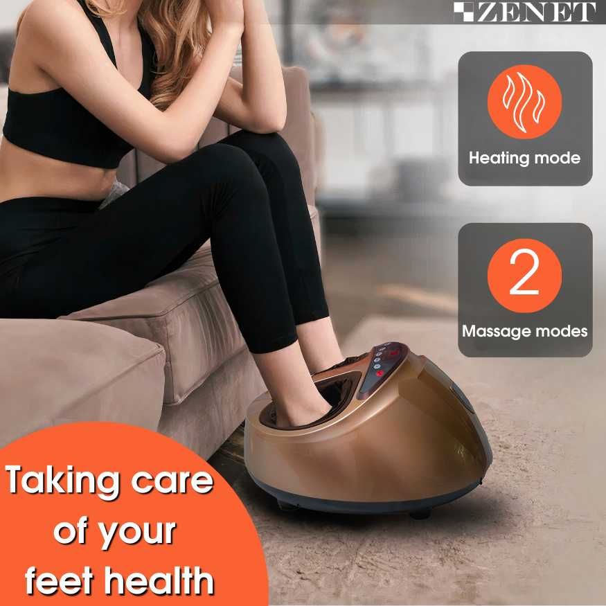 3D Шиацу електрически домашен масажор за крака ZENET 762