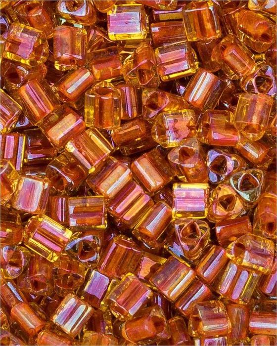 Чешский бисер PRECIOSA JABLONEX, Триангл (триугольный бисер)- 50 грамм