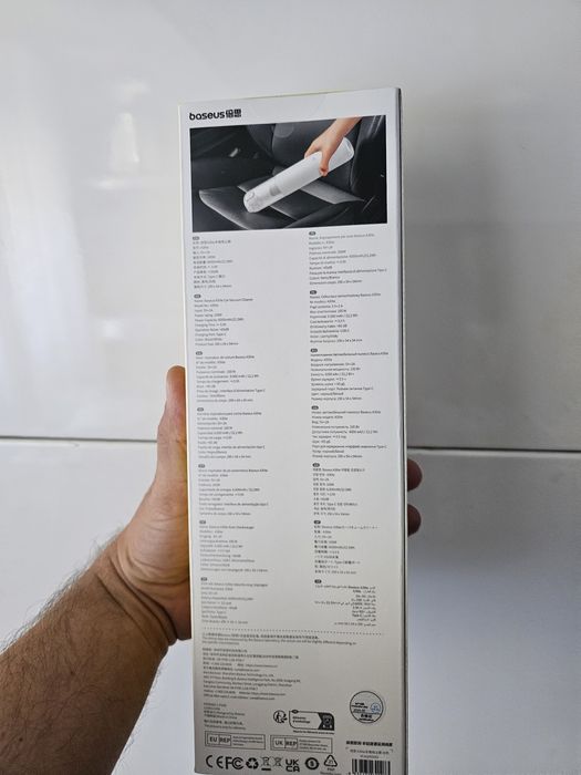 Aspirator auto cu acumulator, filtru HEPA Baseus, C30438700213-Z1