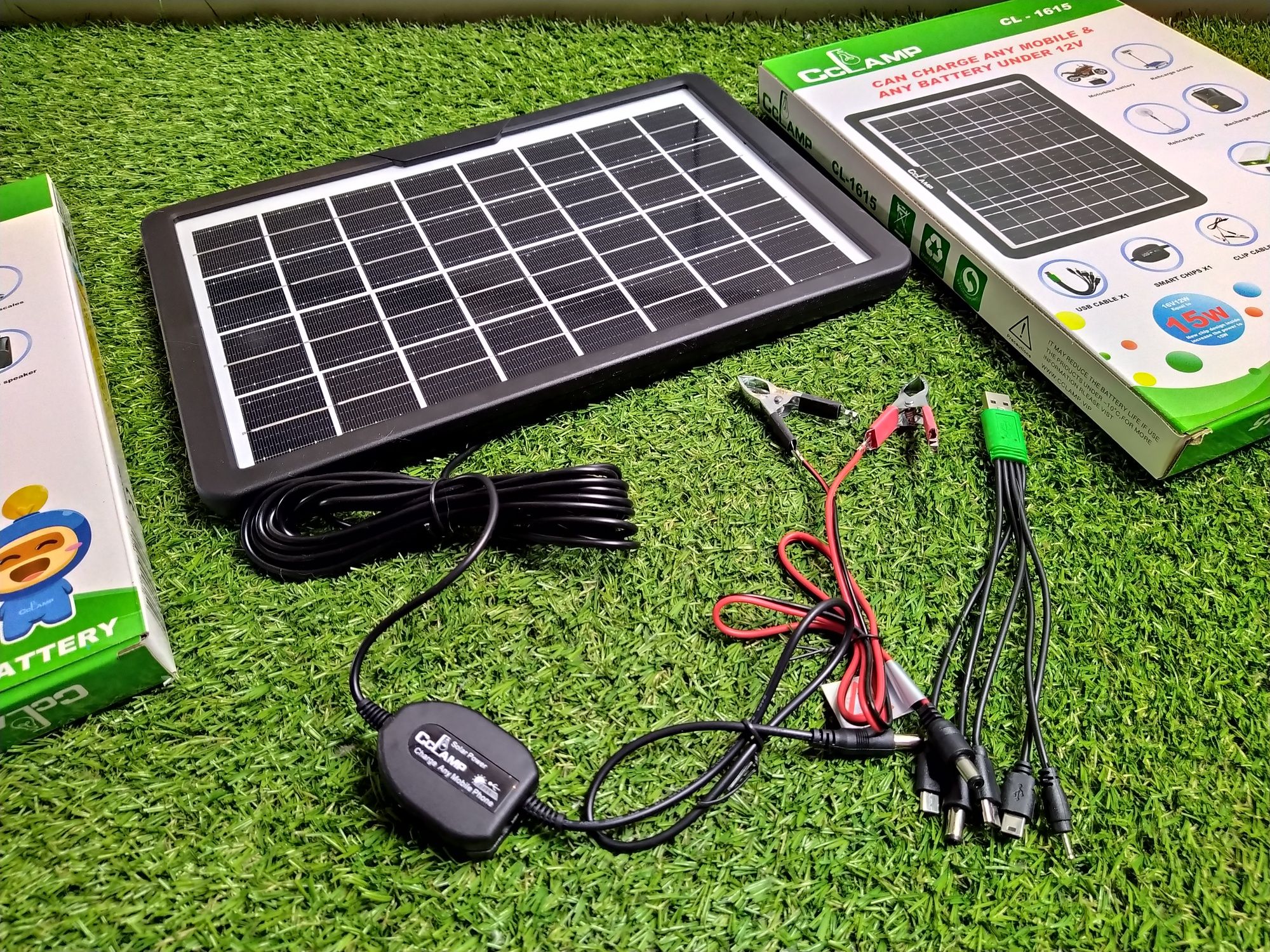 Panou solar portabil pentru incarcare dispozitive sau acumulatori 15W