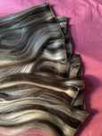 Extensii oskar saten cu suvite blonde