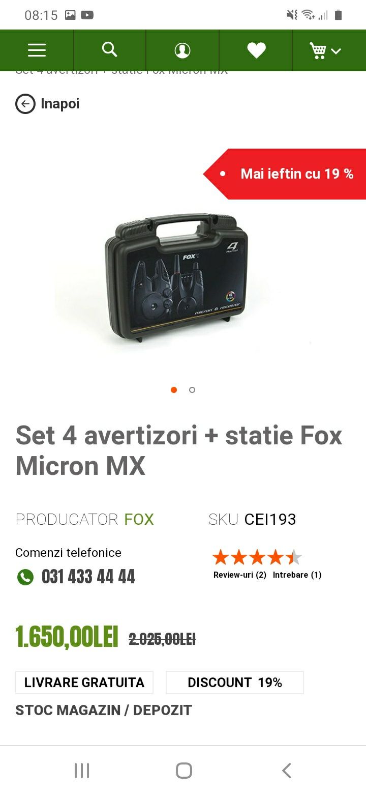 avertizori fox 4+1: mx+, mxr+ blue, mini micon x, mr+