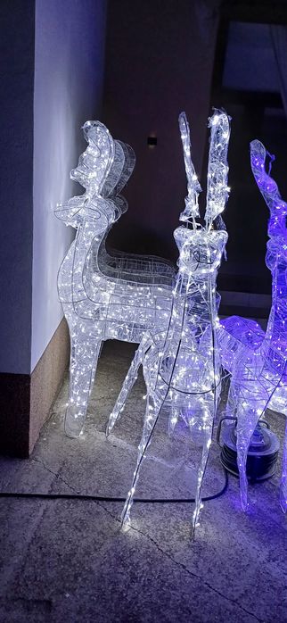 Reni luminoși Cerbi de crăciun