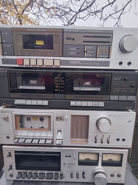 Lot 4 casetofoane dek .Tehnica.Sony Siemens si Pioniers