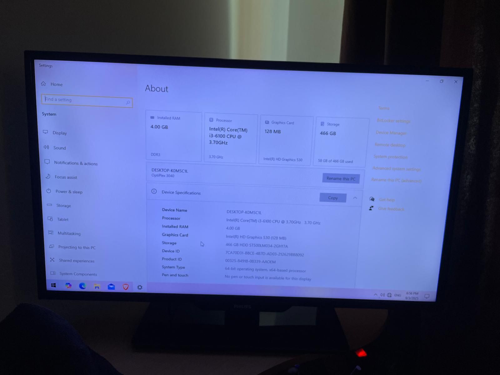 Mini pc optiplex 3040