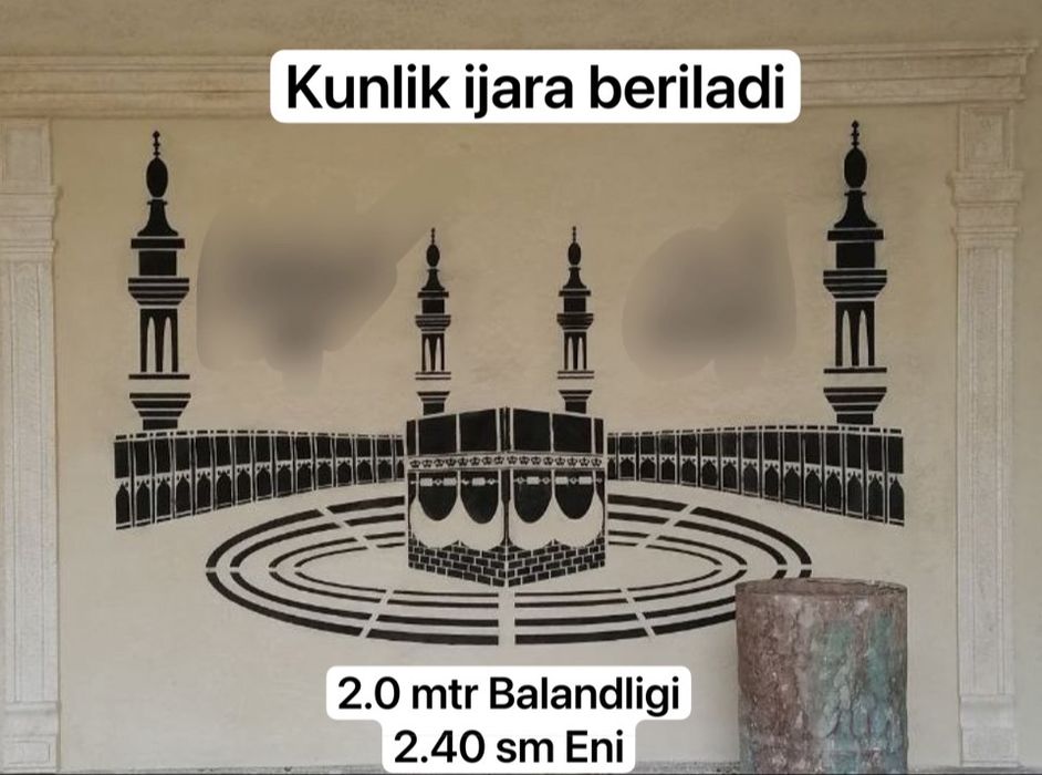Trafaret kunlik ijaraga beriladi