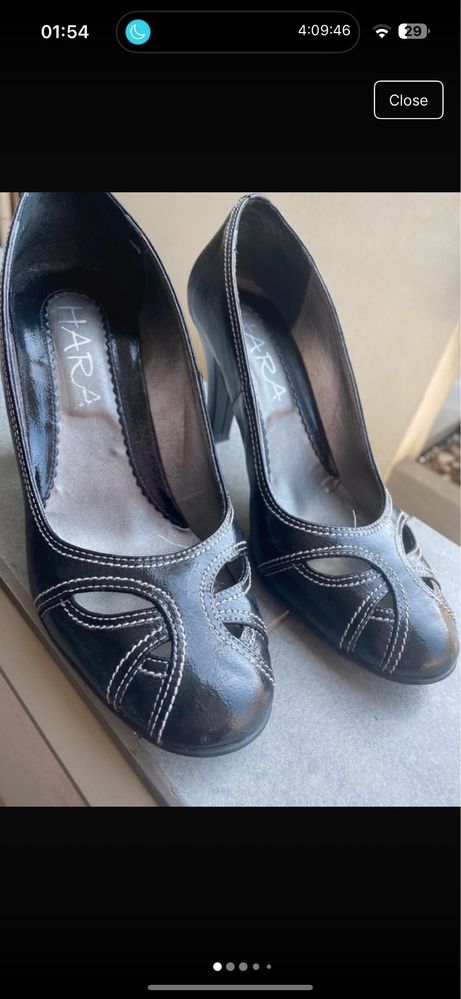 Pantofi piele naturala